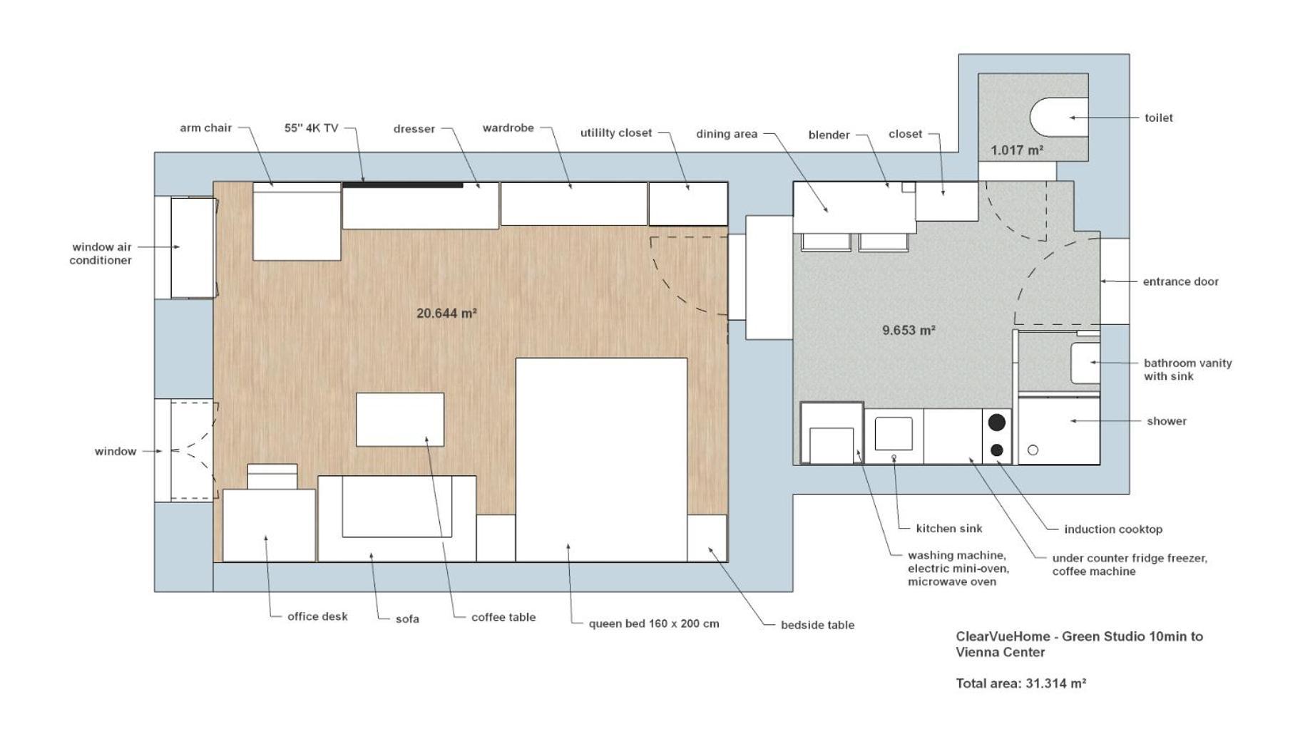 Clearvuehome - Green Studio 10Min To Vienna Center Exteriör bild